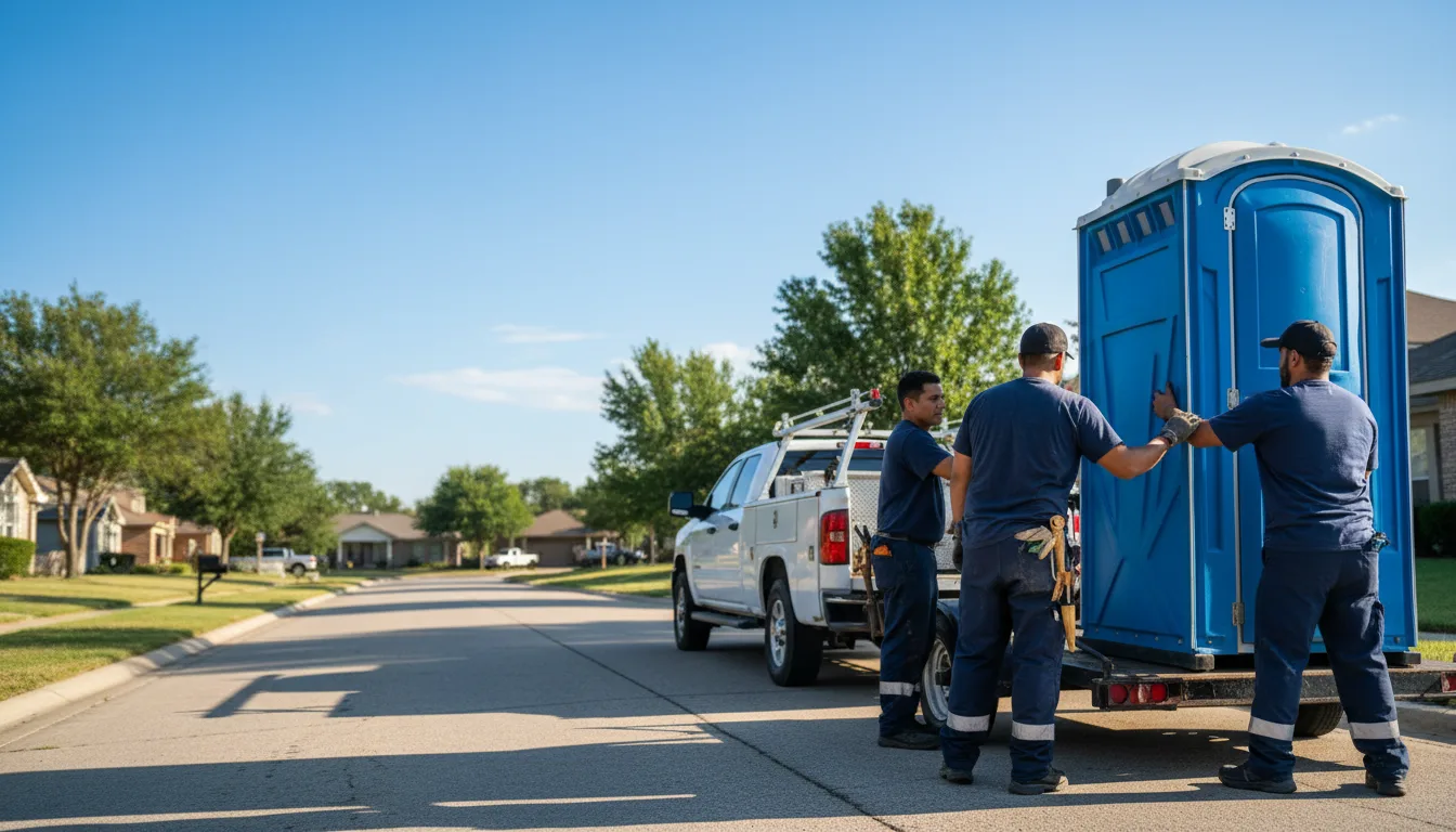 Portable Toilet Rental in Three Bridges, NJ near me